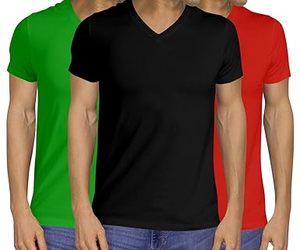 เสื้อยืดคอกลมสีพื้น ผ้าฝ้ายคุณภาพสูง ระบายอากาศได้ดี แขนสั้น สไตล์ลำลอง แฟชั่นฤดูร้อนสำหรับผู้ชาย - Product Image 2