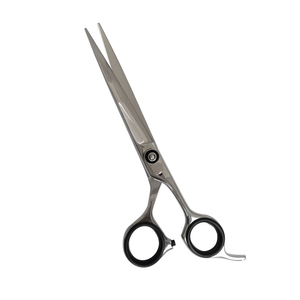 Tijeras de Peluquería de Acero Inoxidable con Mango Mediano para Diestros, Cuchilla de Borde Afilado para Cortar y Entresacar Cabello en Salones de Belleza - Product Image 1