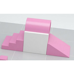 Juego de Juegos Interior de Plástico Rosa con Bloques y Figuras de Animales para Niños - Product Image 3