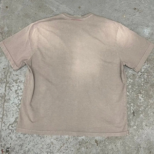 T-shirt pour homme à manches courtes, coupe classique, 100% coton, lavé à l'acide, respirant, anti-rétrécissement, haute qualité, vente chaude - Product Image 5