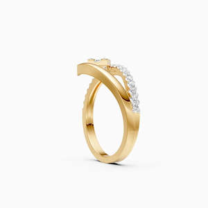 JEWELLERY PLANET IFJR-540 Anillo de Diamante Cultivado en Laboratorio con Certificado IGI, Oro Rosa de 9K, Corte Brillante, Joyería Clásica de Compromiso Unisex - Product Image 1