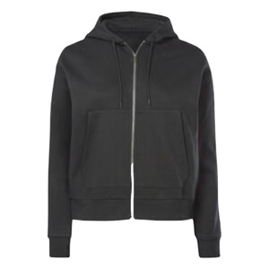 เสื้อฮู้ดซิปสีดำแบบกำหนดเอง, เสื้อฮู้ดแบบเรียบสำหรับทุกเพศ เหมาะสำหรับ OEM และขายส่ง - Product Image 1