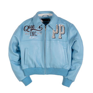 Veste d'hiver en toile et cuir pour homme, prix imbattable, cuir véritable de qualité supérieure, coupe-vent, imperméable, teinture unie, toutes tailles - Product Image 1