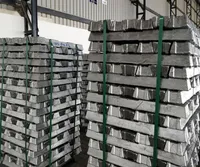 FLUID-O-MATIC Lingot d'aluminium de qualité export A7 99,7 % pur primaire pour fonderie et laminoirs, disponible en grande quantité, fabriqué en Inde