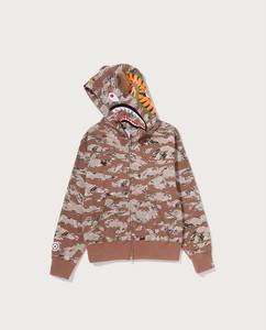 Sudadera con Capucha y Cremallera Unisex con Estampado de Tigre, Corte Holgado, Diseño con Apliques, Ropa Casual de Invierno, 100% Algodón, Felpa Francesa de 360g - Product Image 3