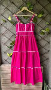 Robe longue maxi bohème blanche en coton pour femme, imprimé cachemire en polyester, à fines bretelles, col en V, fabriquée par le fabricant - Product Image 3