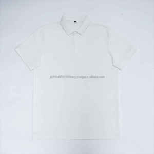 Camisetas Polo de Algodón 100% para Hombre, Cuello Redondo, Transpirables, Casuales, de Calle, de Verano, de Media Manga, Camisetas para Hombre, Ropa al por Mayor - Product Image 5