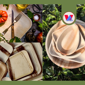 MUY VENDIDO: Cuencos para Hojas Caídas, Utensilios Rígidos Biodegradables, Baja Humedad, Beige Natural, Vajilla Ecológica para Platos de Buffet - Product Image 3