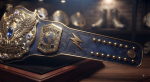 World Heavyweight Championship <b>Belt</b> Unisex Durable Zinc Alloy Thickness High Waist Length Custom Martial Arts Equipment - Product Image 4