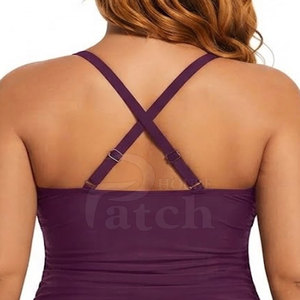 Conjunto de Bikini para Mujer, Elegante Traje de Baño de Dos Piezas, Braguita de Cintura Alta, Tela Elástica Cómoda, Ropa de Playa, Colección de Verano - Product Image 6