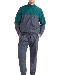 OEM Custom Casual Winter Windproof Tricot Nylon Tracksuits Breathable Eco-Friendly Solid Color Track Hooded <b>Jacket</b> Athletic - Product Image 2