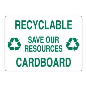 Panneau de signalisation au sol pliable en carton recyclable Brady pour les campagnes environnementales - Product Image 3