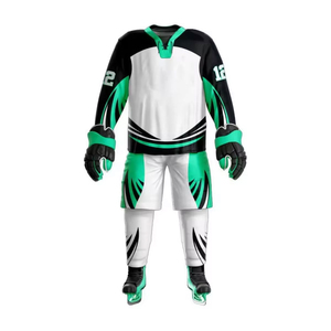 Latest Design High Quality Printed Ice Hockey Uniform 100% Polyester Anti-Bacterial Custom Team Name Men's - Product Image 2