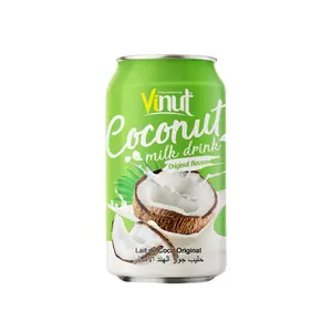 Ready To Ship 11.1 fl Oz Vinut Coconut Milk Original No Sugar Low Fat Free Sample Distribution From Vietnam Private Label OEM