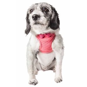 Pettorina per Cani Flam Bowyant Regolabile, in Rete Reversibile e Traspirante con Elegante Papillon di Design - Product Image 1