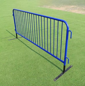 Barrera Metálica Portátil para Control de Multitudes con Patas Desmontables, Barrera de Seguridad para Eventos al Aire Libre, Barandilla para Peatones - Product Image 4