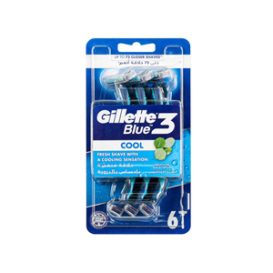 Maquinilla de afeitar desechable Gillette Blue 3 Premium para hombre, diseñada con tecnología de deslizamiento suave y afeitado cómodo sin irritación. - Product Image 4