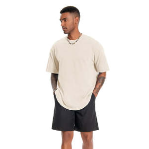 T-shirt oversize pour homme, streetwear, coton, manches courtes, t-shirt oversize pour homme, décontracté d'été - Product Image 6