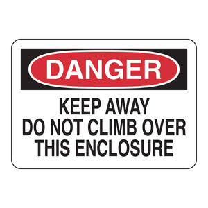 Panneau d'avertissement de danger Brady DANGER 7x10 pouces pour intérieur/extérieur - Product Image 3