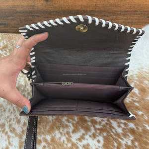 Nouveau portefeuille de bracelet pour femmes en cuir de vachette fabriqué à la main de créateur Offre Spéciale pochette multi-usages en cuir véritable de haute qualité - Product Image 5