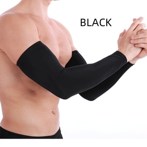 Manchon de compression unisexe pour sports d'été en extérieur, protection UV, polyester, couleur personnalisée, plus long, pour basketball, cyclisme, golf, OEM/ODM - Product Image 2
