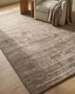 Tapis de luxe fait main en laine pleine, antidérapant, à poils moyens, avec envers en coton et silicone, design abstrait moderne pour la maison et le commerce - Product Image 2
