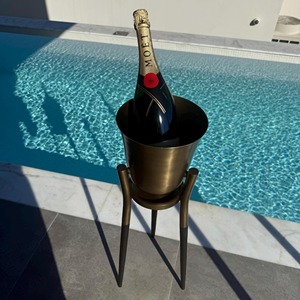 Base para Cubitera con Soporte para Piso, Ideal para Fiestas, Bodas, Clubes, Hoteles, Enfriamiento de Cócteles y Servicio de Bebidas, desde India - Product Image 3