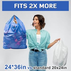 ถุงเสื้อยืดแบบหนาทนทานพร้อมหูหิ้ว จำนวนมาก - Product Image 5