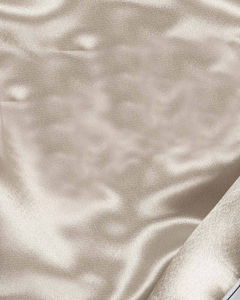 Veste bomber légère en satin champagne unique avec boutons-pression sur le devant, col et poignets côtelés doux, poches latérales, OEM - Product Image 6