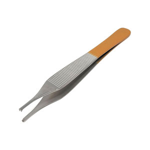 Pince à épiler multifonction de haute qualité en gros, à manche large, à surface striée antidérapante, en acier inoxydable, ensemble d'instruments manuels pour les cheveux - Product Image 1