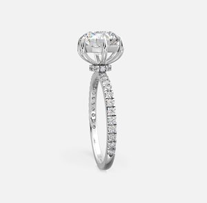 Bague Cosmic Allure à taille ronde de 2,00 carats - Product Image 4