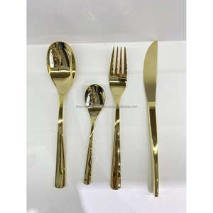 Ensemble de couverts argentés de qualité alimentaire, style américain, réutilisables, compatibles lave-vaisselle, en laiton, prix de gros - Product Image 6