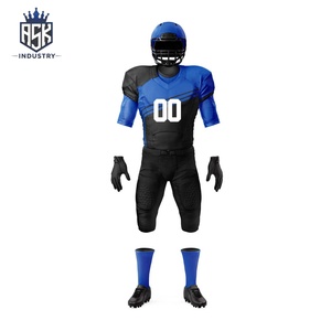 Uniformes de Fútbol Americano Transpirables del Mejor Fabricante, 100% Poliéster, Tallas Grandes, Diseño Personalizado, Precio de Fábrica, Sublimación, OEM - Product Image 1
