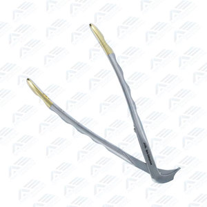Pince orthodontique manuelle de précision en acier inoxydable de haute qualité pour l'extraction osseuse en chirurgie buccale et le retrait de couronnes dentaires - Product Image 5