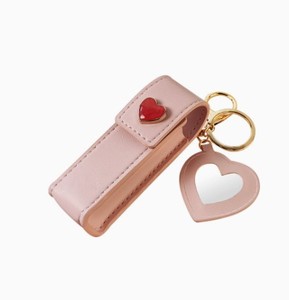 Nuevo Estilo 2026: Llavero Colgante de PU con Forma de Corazón para Lápiz Labial - Diseño de Alto Valor - Product Image 1