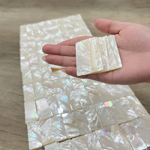 Éclats de nacre naturelle, fragments de coquille de nacre pour la création artisanale de bijoux, la décoration et la vente en gros au Vietnam. - Product Image 1