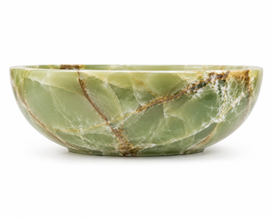 Vasque en Onyx Vert Naturel Faite à la Main et Personnalisée, Modèle Poli Feng Shui, Lavabo de Salle de Bain, Vente en Gros Directe d'Usine du Pakistan - Product Image 3