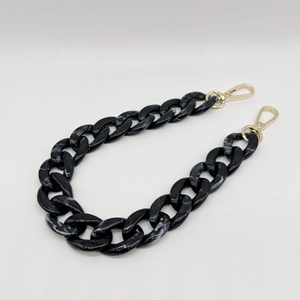 23.6 Inch Short Thick Resin Purse <b>Bag</b> Handle Shoulder <b>Strap</b> <b>Replacement</b>,Chunky Acrylic Purse <b>Strap</b> <b>Bag</b> Chain Handle - Product Image 3