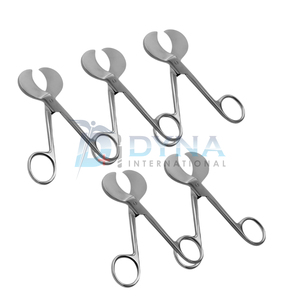Juego de 5 Tijeras para Cordón Umbilical de Alta Calidad, 4.5" (Modelo Estadounidense), Juego de Instrumentos Veterinarios y de Ginecología/Obstetricia con Certificación CE - Product Image 1