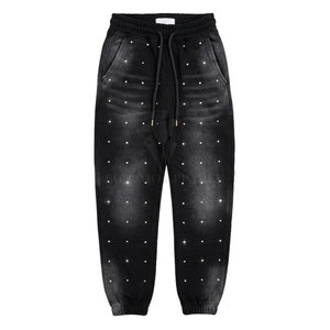 Ensemble de survêtement deux pièces en strass pour homme avec sweat à capuche et pantalon à poches latérales pour un style quotidien - Product Image 6