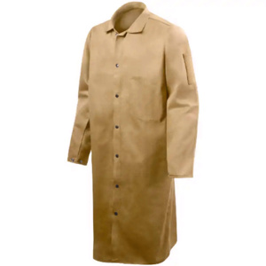 Combinaison de travail en tissu de coton perforé FR, résistante à la chaleur et à l'abrasion, pour la soudure et la sécurité industrielle - Product Image 4