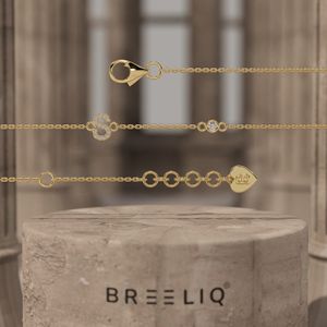 Bracelet en or blanc massif 14 carats avec initiale S pavée de diamants pour femme, bijou délicat avec lettre S et chaîne à maillons sertis de diamants - Product Image 4