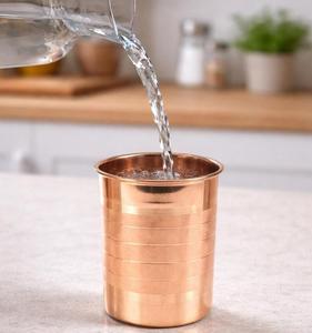 Vaso de Cobre Martillado de Lujo HASAN CRAFT, Hecho a Mano, Proveedor al por Mayor, Ligero, Empaque Personalizado, Taza Ayurvédica para Beber - Product Image 3