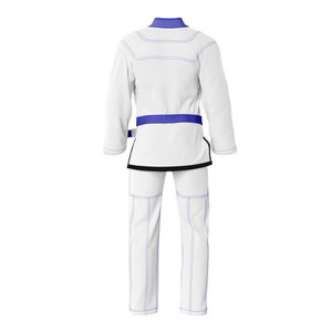 Ensembles d'uniformes de Taekwondo personnalisables avec logo, en polyester/coton, séchage rapide, design résistant, option ceinture - Product Image 4