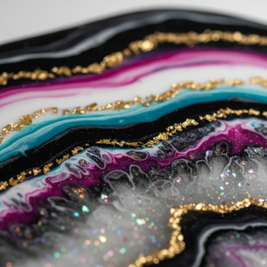 Resina Epoxi Metálica para Pisos Decorativos y Arte en Resina, Resina Epoxi con Efecto Metálico de Alto Brillo, Sistema de Recubrimiento Epoxi de Diseño - Product Image 3