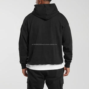 เสื้อฮู้ดดี้หนานุ่ม ผ้าฟลีซคอตตอน 500GSM คุณภาพสูง ทรงโอเวอร์ไซส์ แบบสวมหัว สำหรับผู้ชายและผู้หญิง เหมาะสำหรับใส่ออกกำลังกาย พร้อมดีไซน์พองตัว - Product Image 6