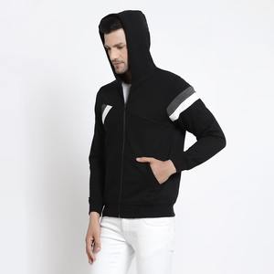 Sudadera con capucha para hombre, nuevo diseño, con cremallera, 100% algodón tejido, de secado rápido, moderna y popular. - Product Image 2