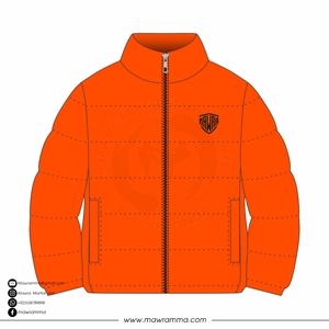 Mawra Custom Graphic Puffer <b>Jacket</b> Unisex Winter Quilted Coat <b>Warm</b> Streetwear Outdoor Fashion Casual Apparel OEM Supplier - Product Image 5