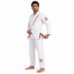 Kimono de BJJ Elite IBJJF en Coton Léger Pré-rétréci à Tissage Doré – Veste et Pantalon de Jiu-Jitsu Brésilien Durables et Écologiques - Product Image 1