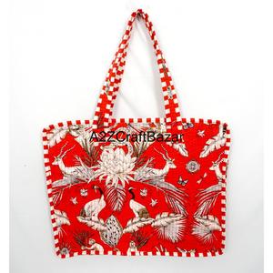 High Quality 100% Cotton Softback Quilted Breathable Unisex Laptop Bag Zipper Lightweight Eco-Friendly Large Capacity - Product Image 5